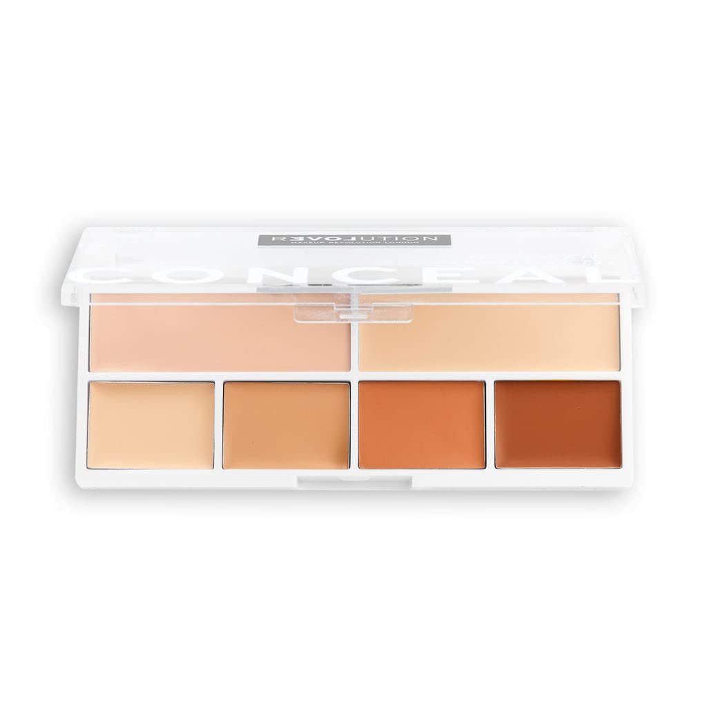 Makeup Revolution Relove Conceal Me Palette, Light