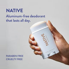 Native Deodorant | Natural Deodorant for Women and Men, Aluminum Free with Baking Soda, Probiotics, Coconut Oil and Shea Butter | Coconut & Vanilla - Pack of 3