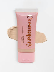 Cosmakery Foundation for Light to Full Coverage - Mousse Liquid Makeup Foundation for Uneven Skin Tone - Diverse Skin Types Mature, Dry, Oily - Oil-free, Cruelty-free (Light)