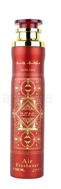 Ard Al Zaffran Badee oud Yara Raed luxe maahir black Badee oud sublime air freshener l 300ml 5 pease set