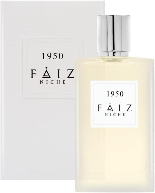 Faiz Niche Collection 1950 EDP Amber Woody Fragrance Eau De Parfum For Women and Men 80ML