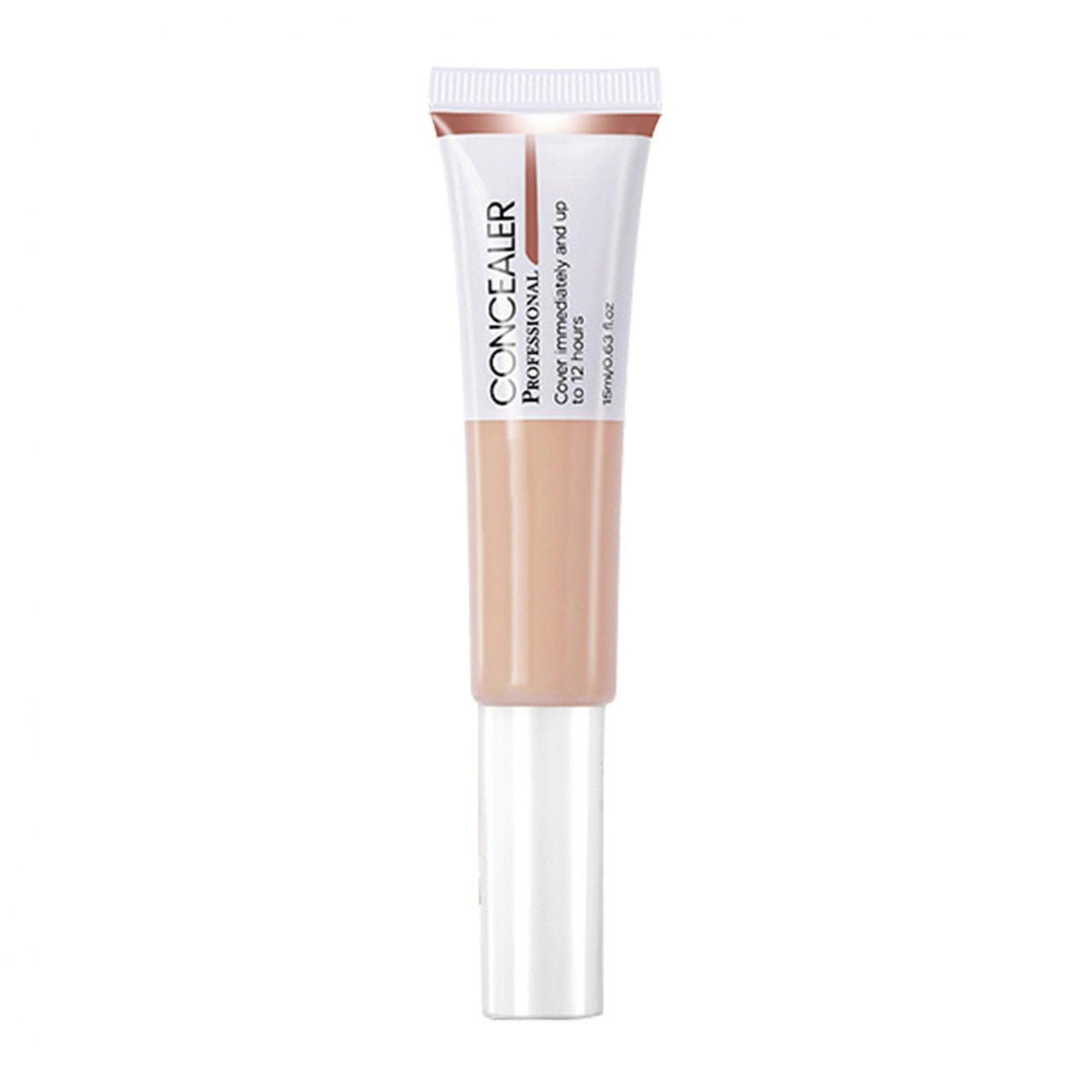 Concealer Foundation, Full Coverage Conceale - for Dark Circles, Fine Lines, Acne Marks, Repairing Nourishing Brightening, Natural Coverage, Oil-free 4 Color Tube Liquid Makeup, 15ml, 33.6 grams