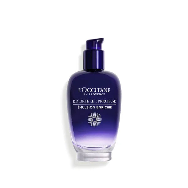 L'OCCITANE Immortelle Precious Enriched Emulsion, Anti Aging- 2.60 oz