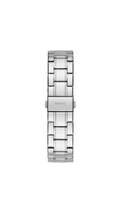 GUESS Glitter Burst Collection Analog Blue Dial Women's Watch-GW0405L1, Silver Tone, Silver Tone