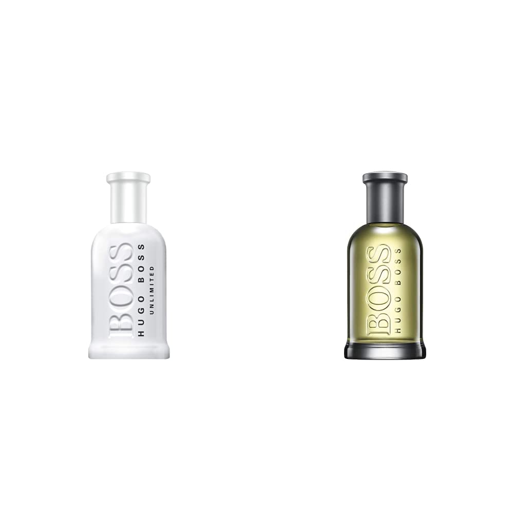 Hugo Boss Bottled Men's Eau de Toilette, 100 ml & Boss Bottled Unlimited Men's Eau De Toilette, 100 ML