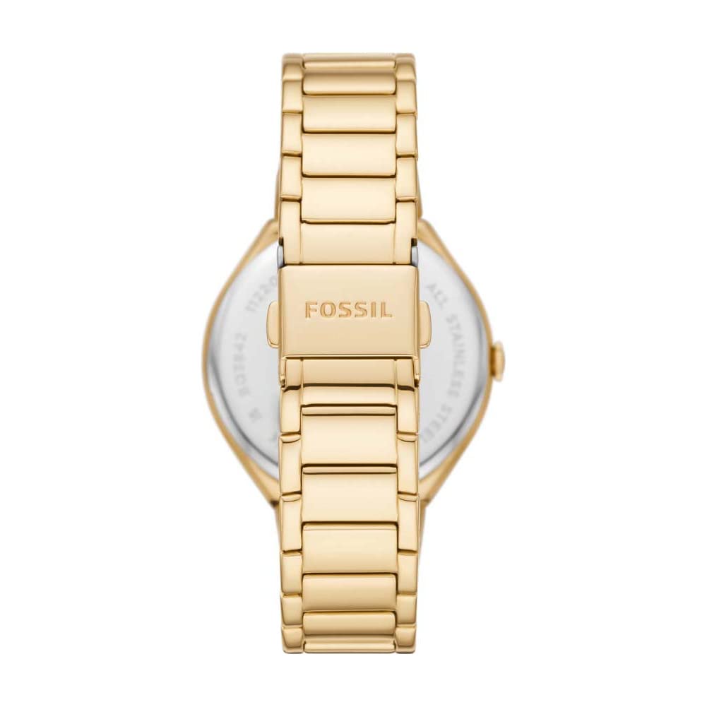 Fossil Ashtyn Three-Hand Date Gold-Tone Stainless Steel Watch - BQ3842