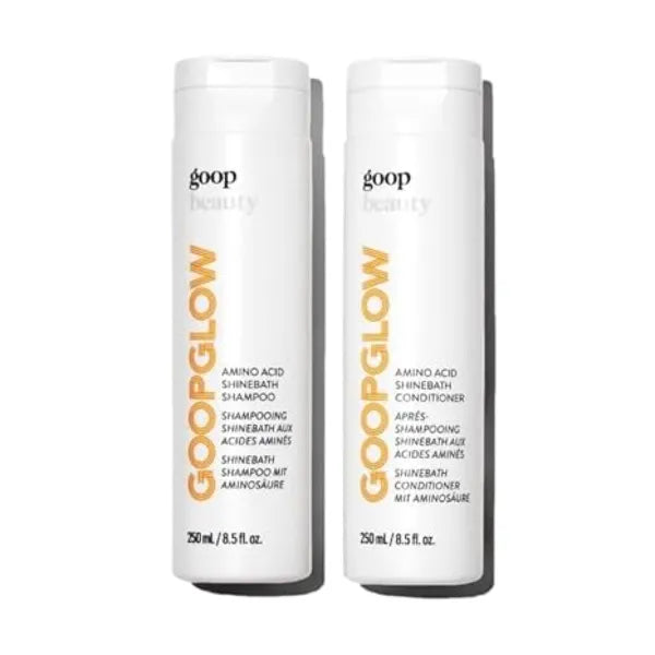 goop Beauty Amino Acid Shampoo and Conditioner Set 8.5 fl oz Hydrating Shampoo to Boost Shine 8.5 fl oz Conditioner for Hydration & Volume Sulfate Free