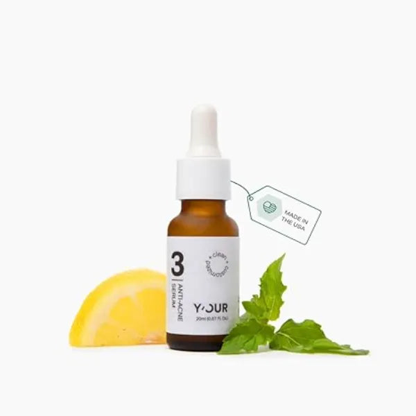 Y’OUR Anti Acne Serum-1% Salicylic Acid Serum for Oily & Combination Skin, Pore Minimizing, Treat & Prevent Breakouts for Acne Prone Skin, For Women & Men, 0.67 fl.oz