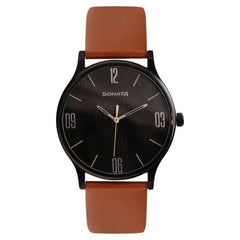 Sonata Knot Analog Mens Watch - 77105NL03