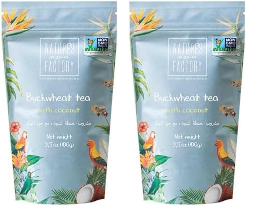 Nature's Own Factory Buckwheat Tea with Coconut - 100g (Pack of 2)