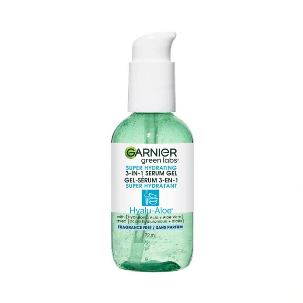 Garnier Hyalu-Aloe 3-in-1 Ultra Hydrating Gel Serum with Hyaluronic Acid + Aloe Vera