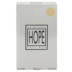 RASASI Hope for Men EDP - Eau De Parfum 75 ML (2.5 oz) | Middle East Fragrance | Seamless Fusion of Spices, Musk, & Woods | Evokes Success, Energy, Optimism & HOPE | Perfumes