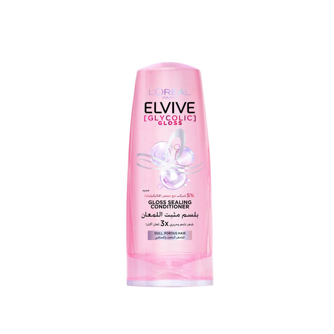 L'Oréal Paris Elvive Glycolic Gloss Balm, Our #1 At-Home Treatment 5% [Gloss Complex] with Glycolic Acid, 200ml