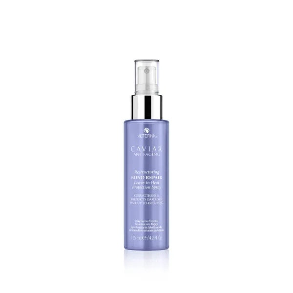 Alterna Haircare CAVIAR Anti-Aging Restructuring Bond Repair Leave-in Heat Protection Spray 4.2 Fl Oz | Strengthens and Protects Damaged Hair