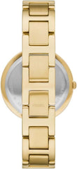 Fossil Karli Three-Hand Gold-Tone Stainless Steel Watch and Bracelet Box Set - BQ3903SET