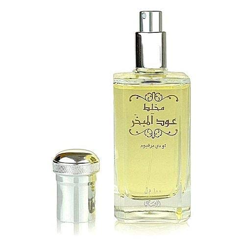 RASASI Mukhallat Oudh Al Mubakhar for Men and Women (Unisex) EDP - Eau De Parfum 100ML (3.4 oz) | Attractive Oud Bottle | Enchanting Oriental Base with Fruity Notes | Signature Dubai Perfumery |