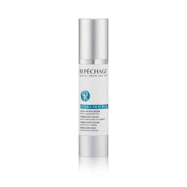 Repechage Hydra Dew Pure Facial Moisturizer  1.6 oz Moisturizer Face Cream for Dry Sensitive Skin Replenishes and Seals Moisture for Men & Women Hydrating Face Moisturizer