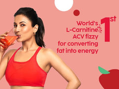 PLIX - THE PLANT FIX L-Carnitine ACV Effervescent Tablets Helps To Turn Fat Into Energy | 15 Tablets, Pack Of 4 | With Apple & Cinnamon | Supports Fat Burn | Weight Loss Drink for Women, Men