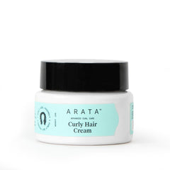 Arata Advanced Curl Care Curly Hair Cream For Velvety Soft Curls | Intensive Moisture, Curl Definition & Plant-Based Styling | Abyssinian Seed Oil, Soya Protein & Shea Butter - 100 GM