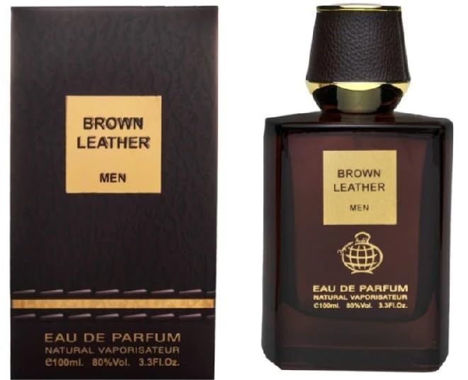 Fragrance World brown leather men eau de parfum 100ml
