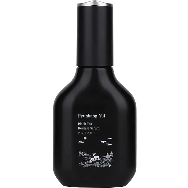 Pyunkang Yul PKY Black Tea Boosting Serum for Anti-aging, Condensed Nutrition for Fine Line Care with Kombucha, Ginseng Fruit Extract, Zero-Irritation, Korean Skincare (1.52 Fl. Oz, 45ml)