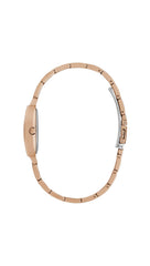 GUESS Women's 25mm Watch - Gold Tone Bracelet Champagne Dial Gold Tone Case