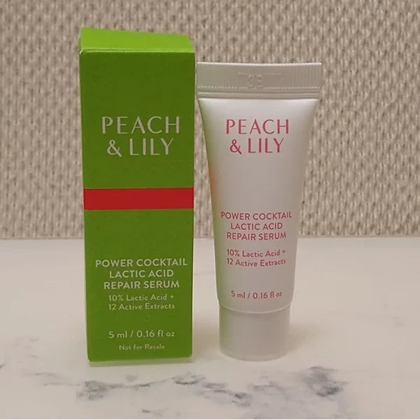 Peach & Lily Power Cocktail Lactic Acid Repair Serum Sample Size 0.16 oz