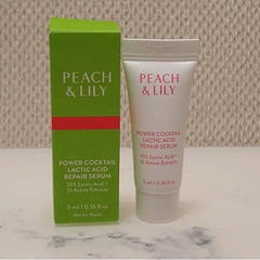 Peach & Lily Power Cocktail Lactic Acid Repair Serum Sample Size 0.16 oz