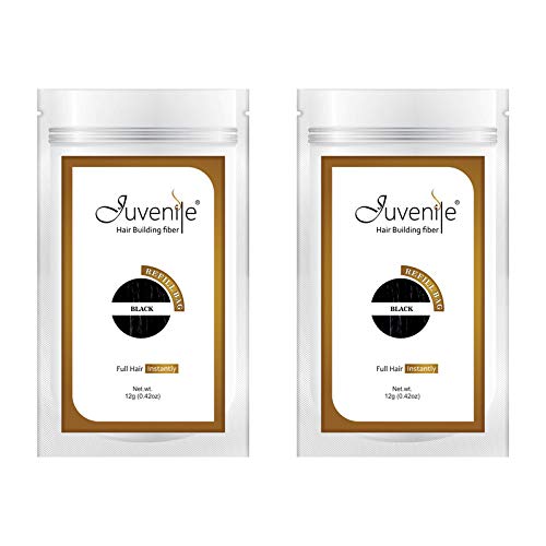 Juvenile Hair Fiber Black Refill Pack 24 gm