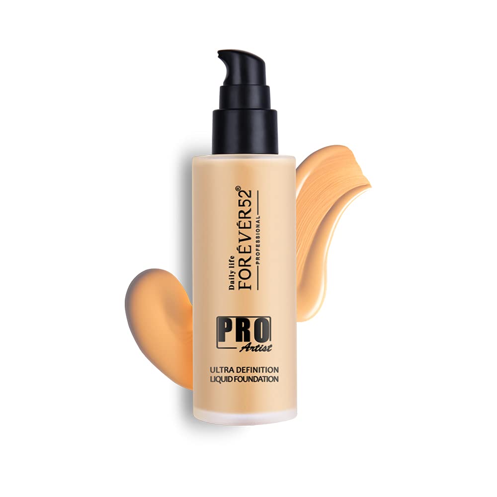 Forever52 Daily Life Pro Artist Ultra Definition Long Lasting Waterproof Full Coverage Liquid Matte Foundation For Normal Skin, 60Ml