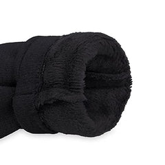 Tomily Womens Touch Screen Phone Fleece Windproof Gloves Winter Warm Wear - Black