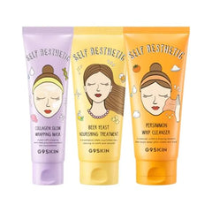 G9SKIN Self Aesthetic Trio – Hair To Face Moisture Care, Hair Treatment & Whip Cleanser & Wrapping Mask