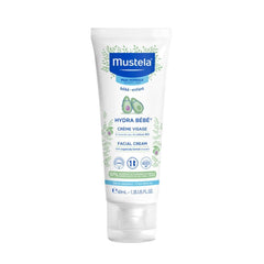 Mustela Hydra Bebe Face Cream – Daily Baby Moisturizer with Natural Avocado- 40ml