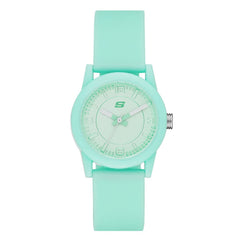 Skechers Rosencrans Mini Metal or Silicone Analog Watch for Women - Mint Green