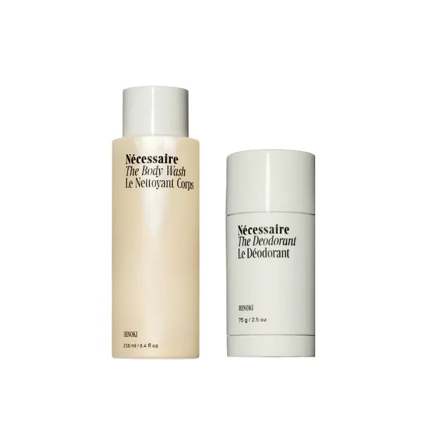 Nécessaire The Body Intro Set Hinoki- The Deodorant + The Body Wash Bundle