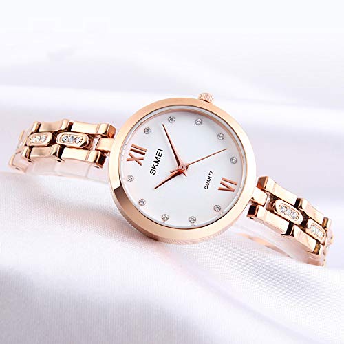 Skmei Casual Watch For Women Analog Stainless Steel - 1225 - Gold