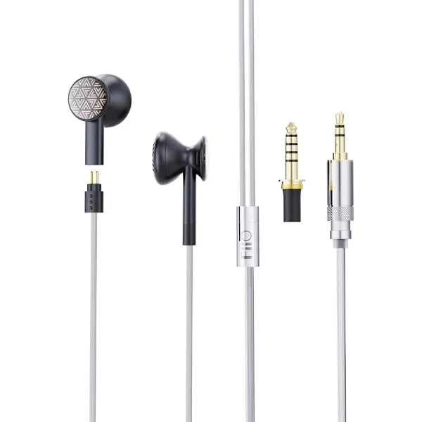 FiiO FF3S Dynamic Drive Earbuds, HiFi Wired Earphone with Bass Super Sound Earbud Music Earphones