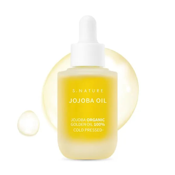 S.NATURE JOJOBA OIL 30ml｜Moisturizing, Nutrition, Multi-Purpose Oil for Face, Hair and Body｜1.01Fl Oz