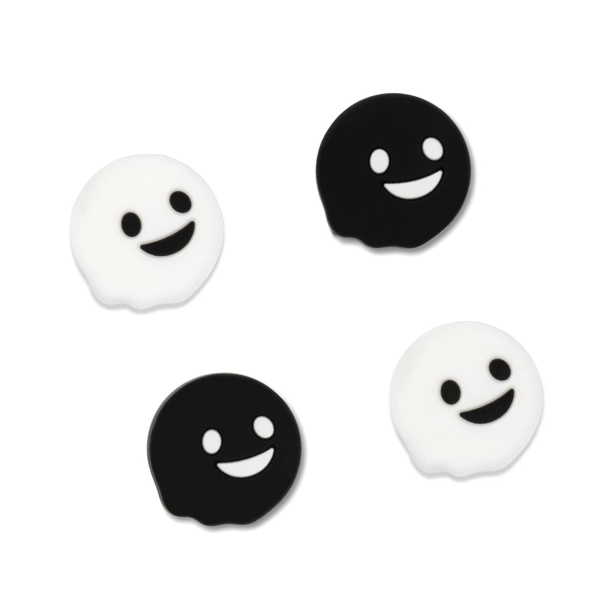 GeekShare Cute Ghost Thumb Grip Caps,Compatible with Nintendo Switch & Switch Lite Only,Soft Silicone Joystick Cover,4PCS [video game]