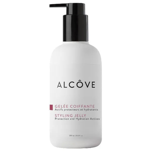 Alcove Styling Jelly – Light Hold Curl Definer with Anti-Frizz & Heat Protection, Mango Extract & Shea Butter, Color-Safe (8.5 oz)