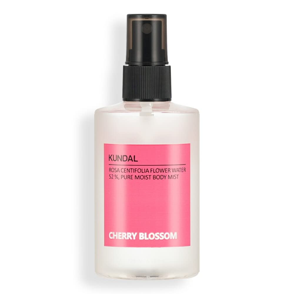 KUNDAL Official Pure Body Mist 4.2 fl oz (128 ml), Cherry Blossom 4.8 fl oz (128 ml), Cherry Blossom Centifolia