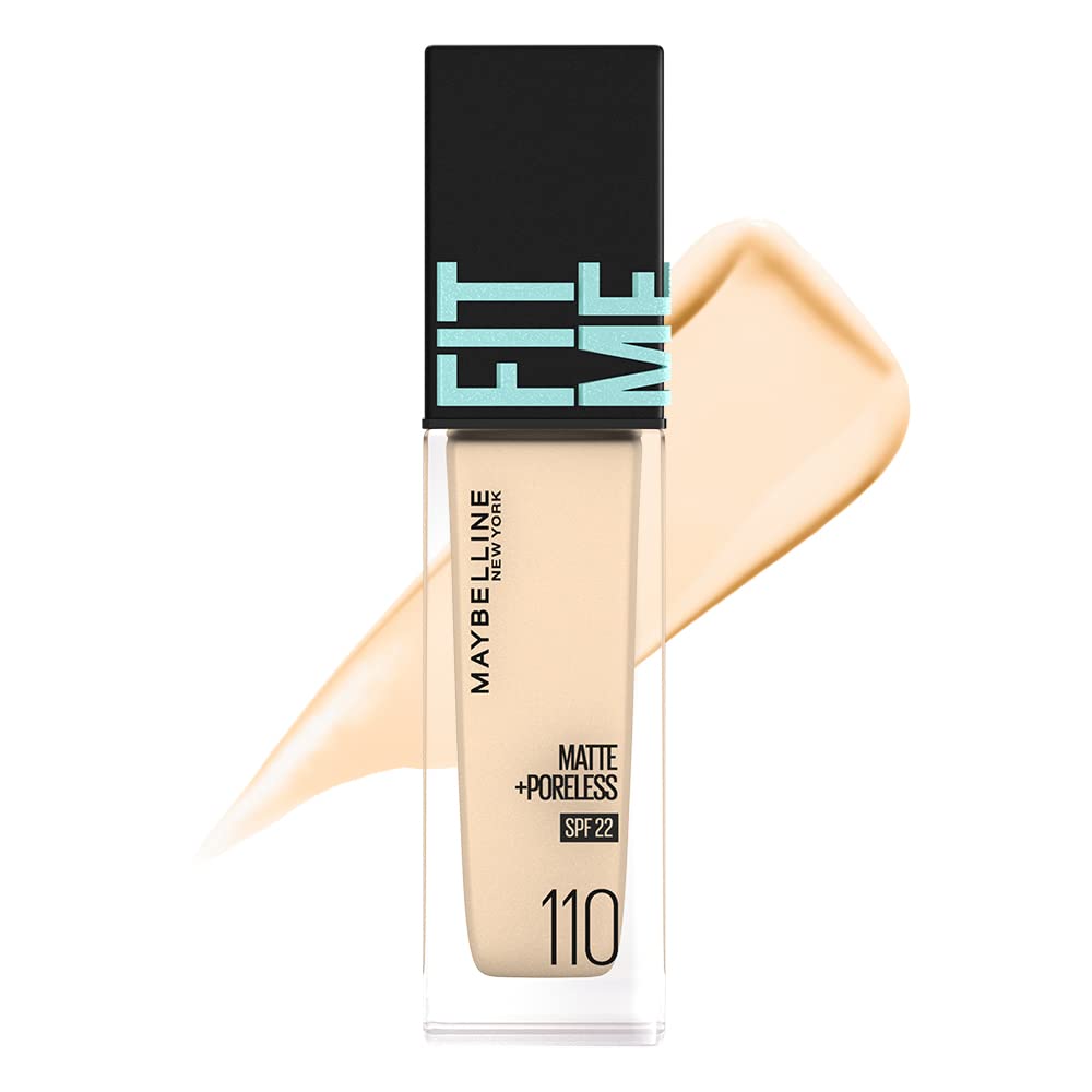 Maybelline New York Fit Me Matte & Poreless Foundation 16H Oil Control with SPF 22 - 110