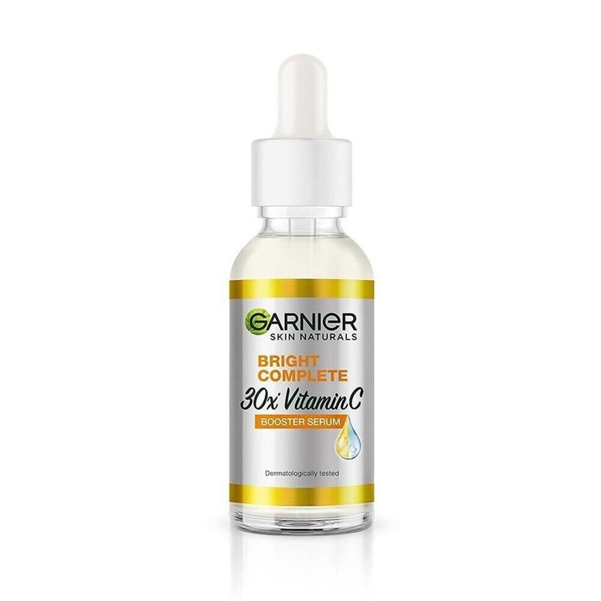 Garnier Maybelline New York Bright Complete VITAMIN C Face Serum 50 ml - Get SPOT-LESS, Bright Skin | Lightweight Formula & Non-Sticky Face Serum