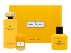 Mark Des Vince Sweet Dust Perfume Gift Set For Women Eau De Parfum 100ML + Body Mist 200ML + Concentrated Perfume Oil 15ML (Pack of 3)