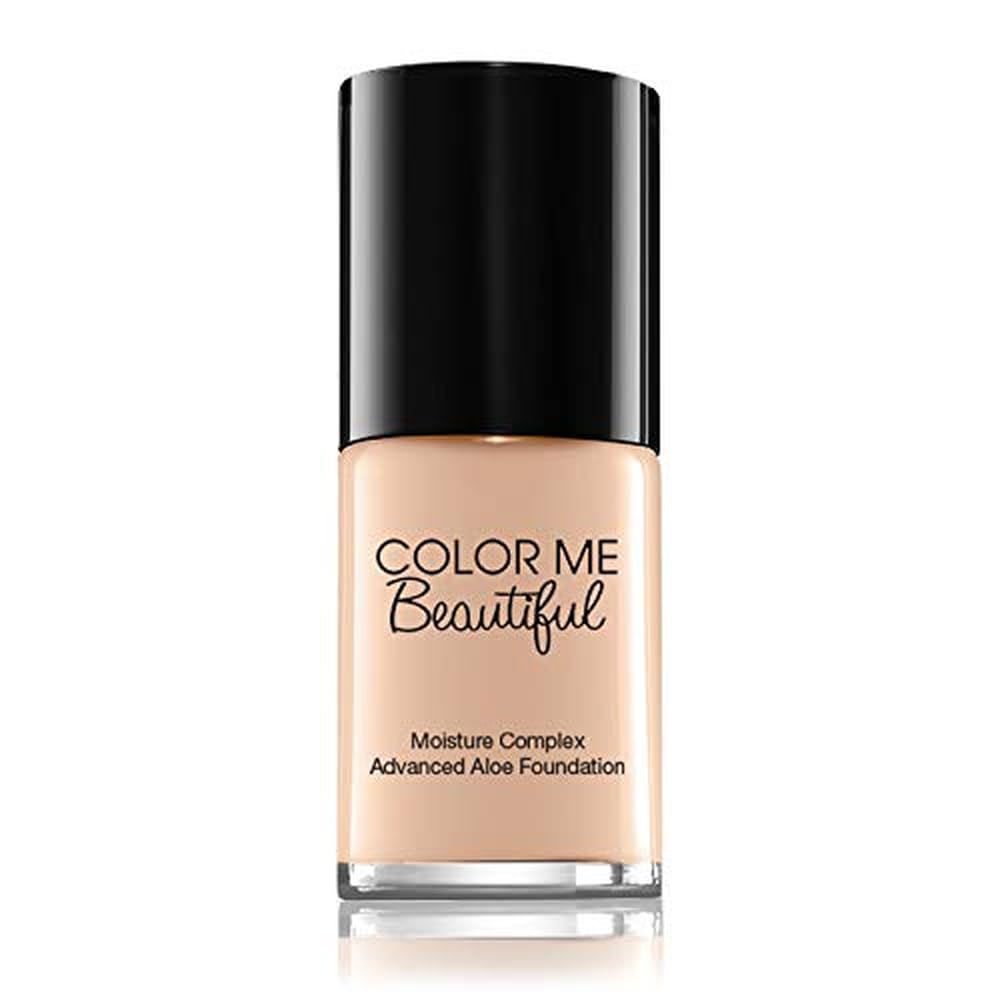 Color Me Beautiful Professional Moisture Complex Advanced Aloe Liquid Foundation 30ml | Sheer toMedium Coverage| Satin Semi Matte Finish | Sand