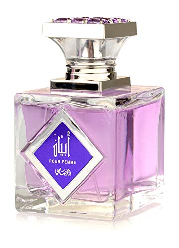 RASASI Abyan for Women EDP - Eau De Parfum 95 ML (3.2 oz) I Irresistible Pour Femme Spray I Lingering Sensuousness of Amber, Wood and Vanilla I Signature Arabian Perfumery | Perfumes