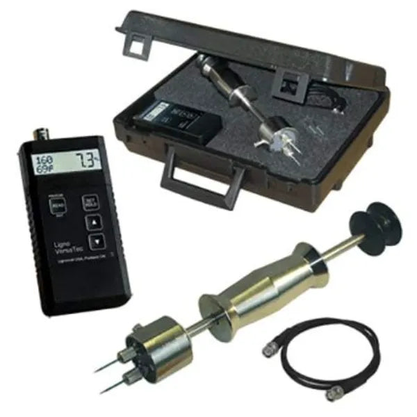 Lignomat V 2M Ligno VersaTec Wood Moisture Meter Complete Kit