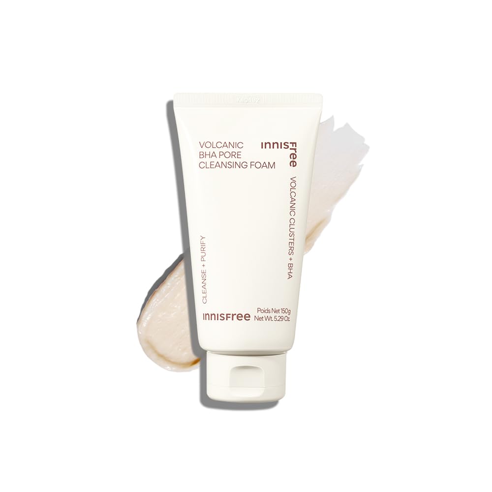 Innisfree Jeju Volcanic Pore Cleansing Foam, Facial Cleanser for Oily and Combination Skin Types - 150Ml