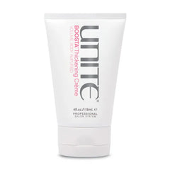 UNITE Hair BOOSTA Thickening Crème, Lightweight Styling Cream to Instantly Add Thickness & Touchable Volume For Fine or Limp Hair, UV & Thermal Protection – 4 Fl Oz