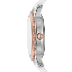 Skechers Women's Watch and Stackable Bracelet Gift Set - Anaheim White
